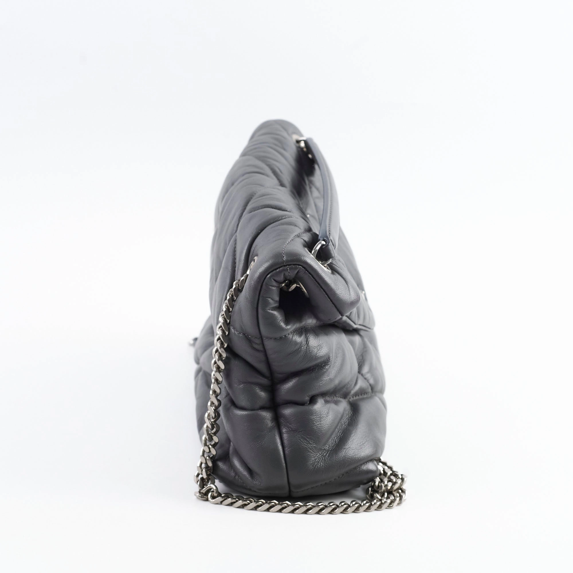 Saint Laurent Small Puffer Grey