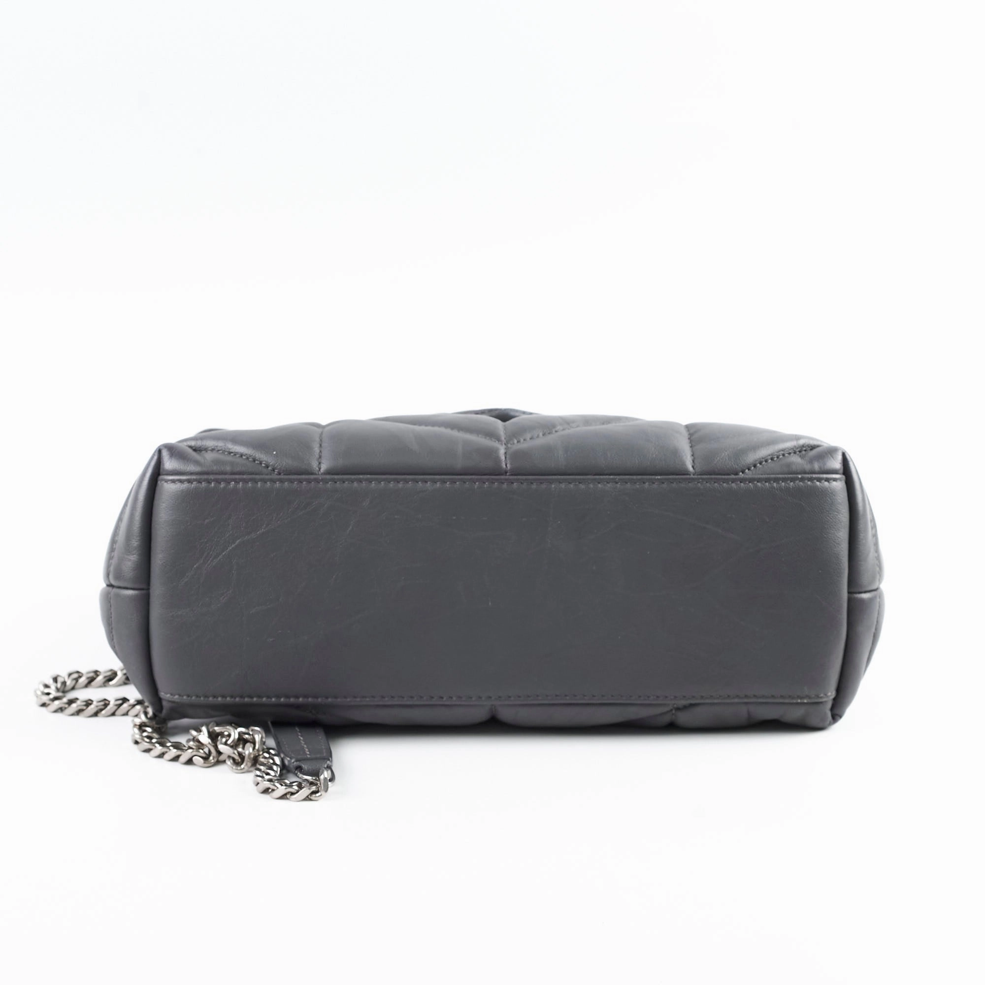 Saint Laurent Small Puffer Grey