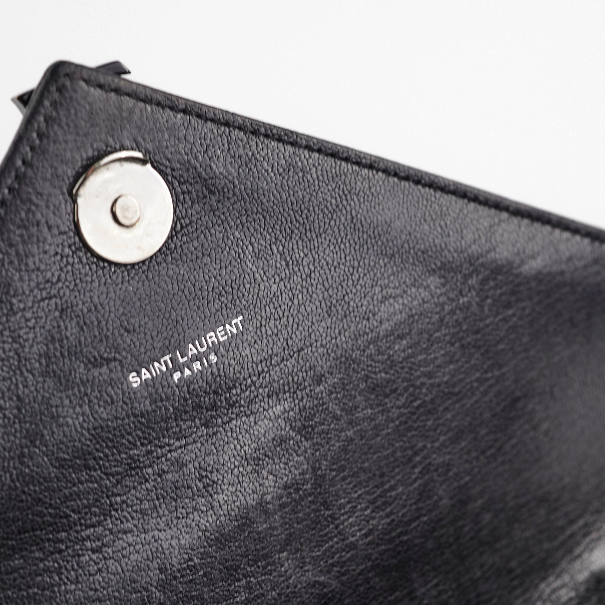 Saint Laurent So black Medium College Bag