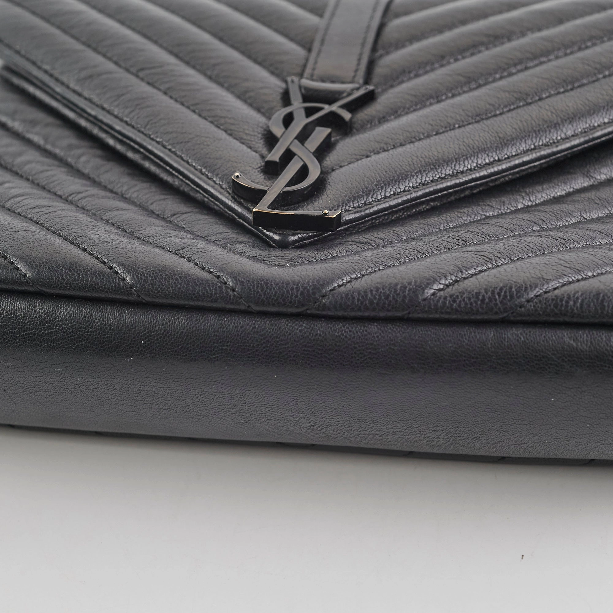 Saint Laurent So black Medium College Bag