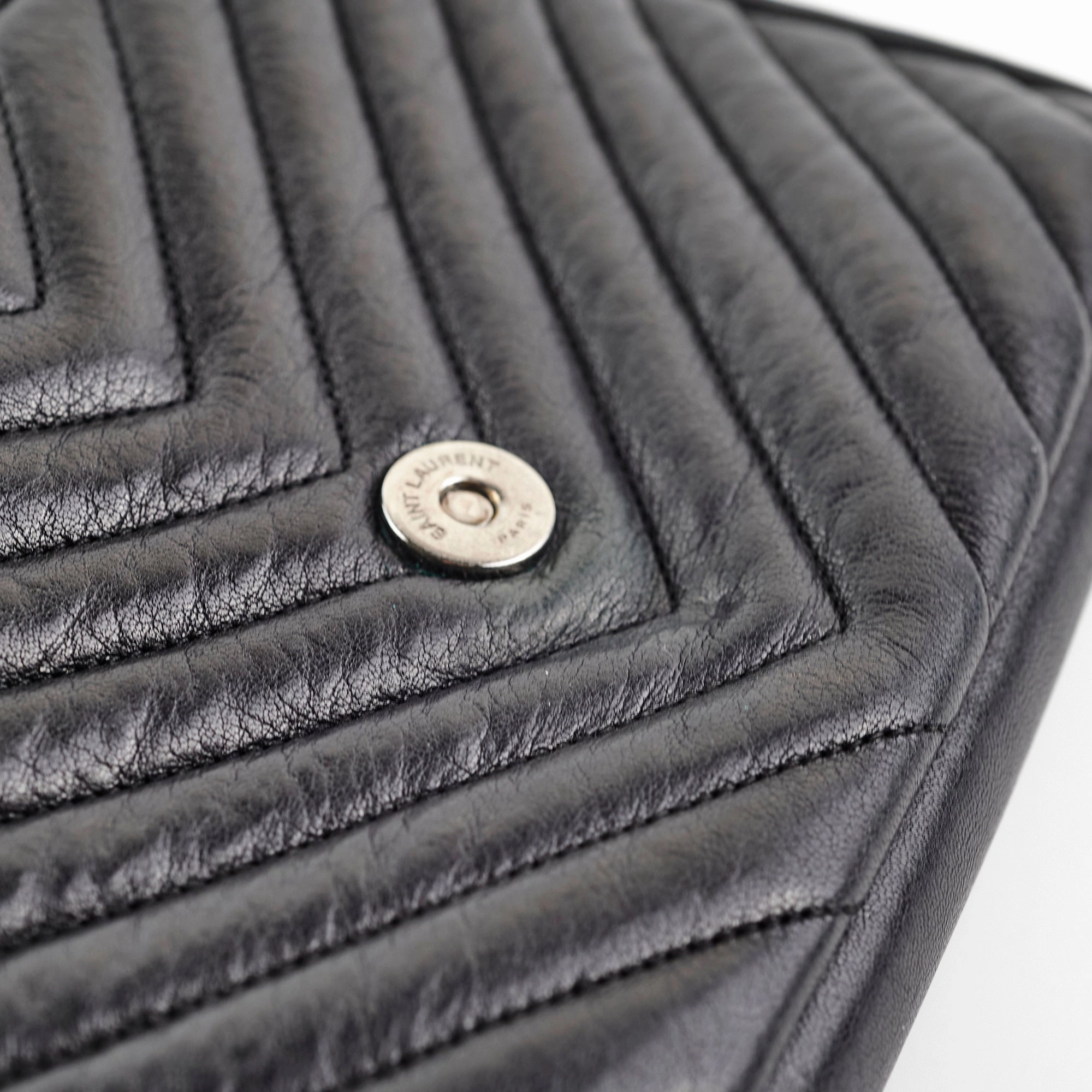 Saint Laurent So black Medium College Bag