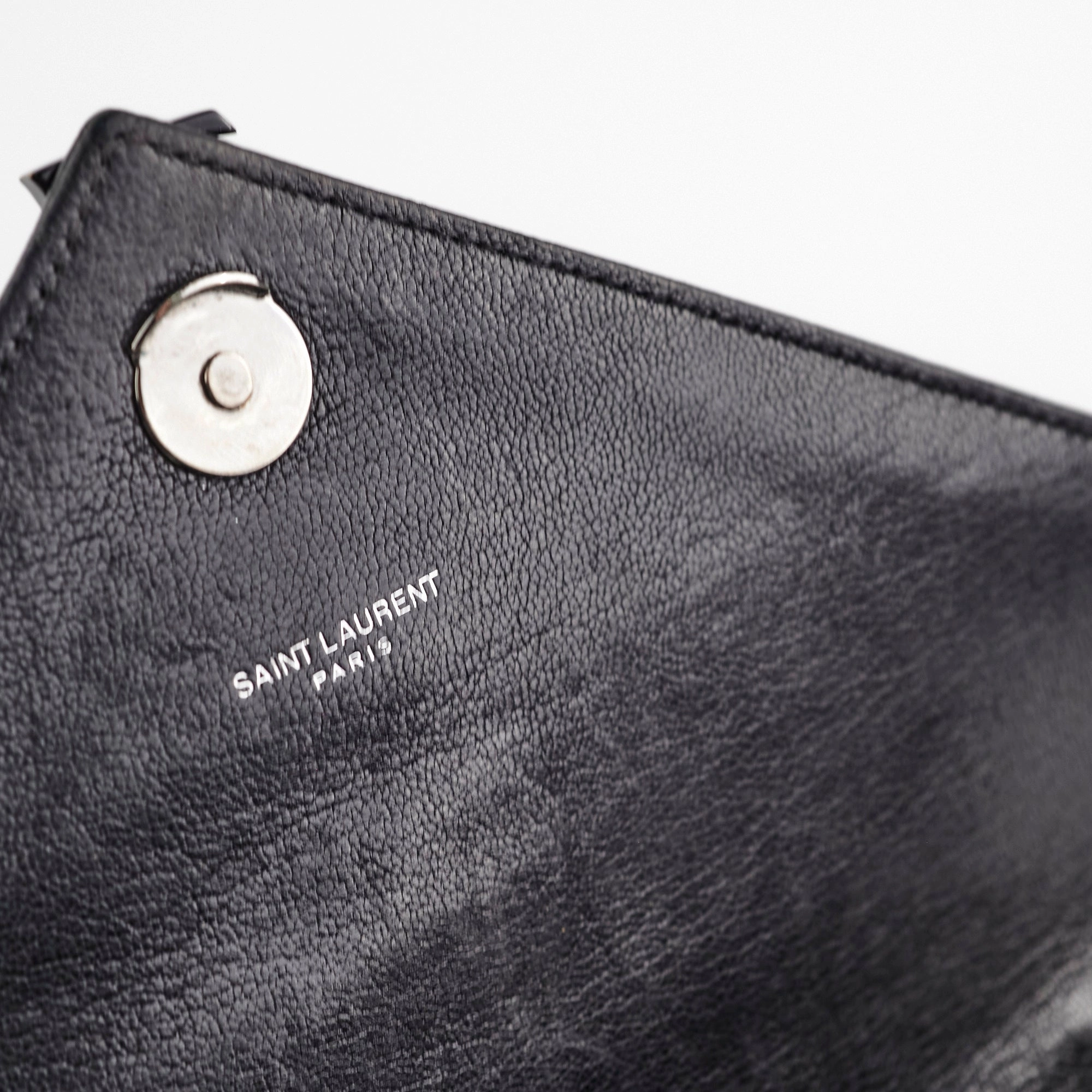 Saint Laurent So black Medium College Bag