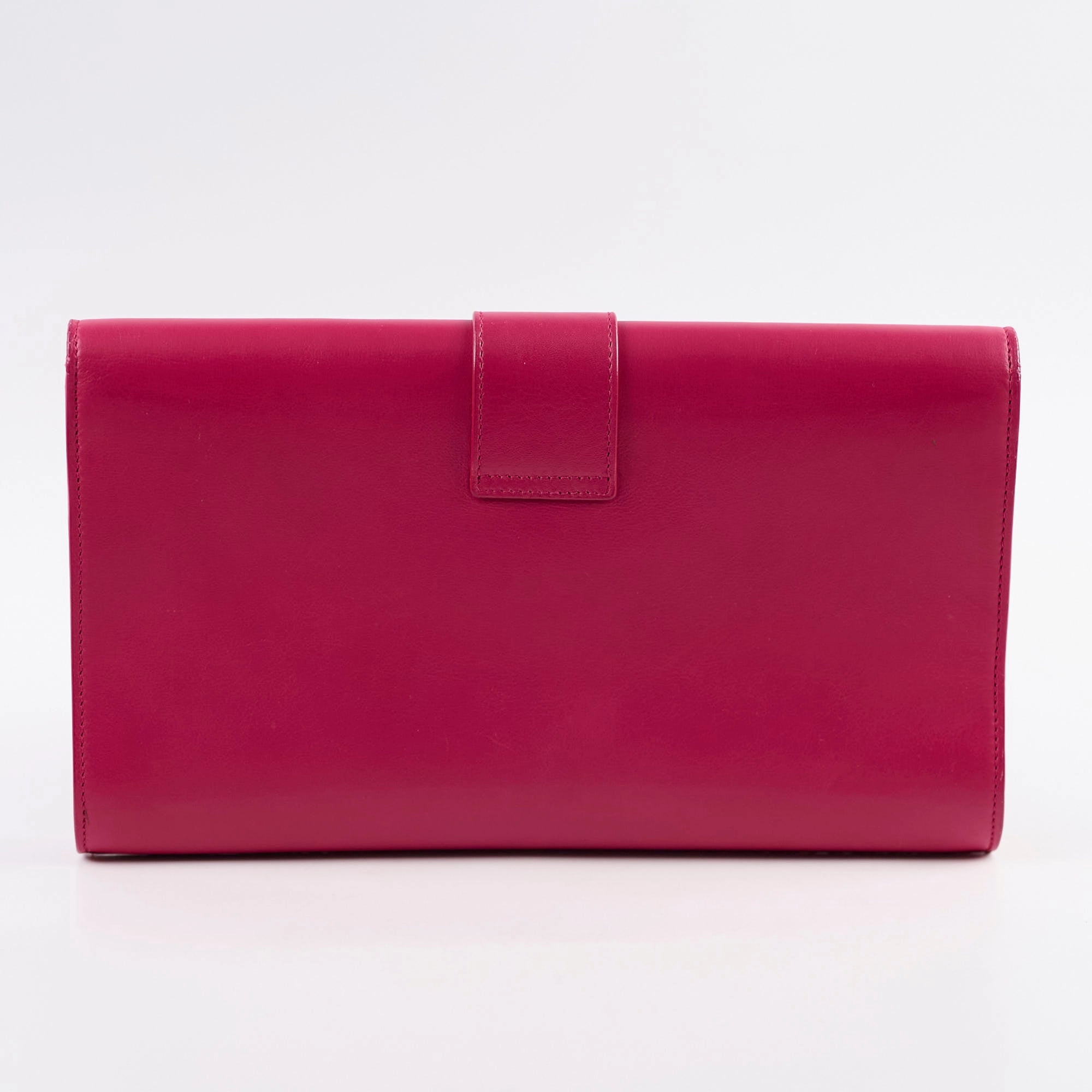 Saint Laurent Y Pink Large Clutch