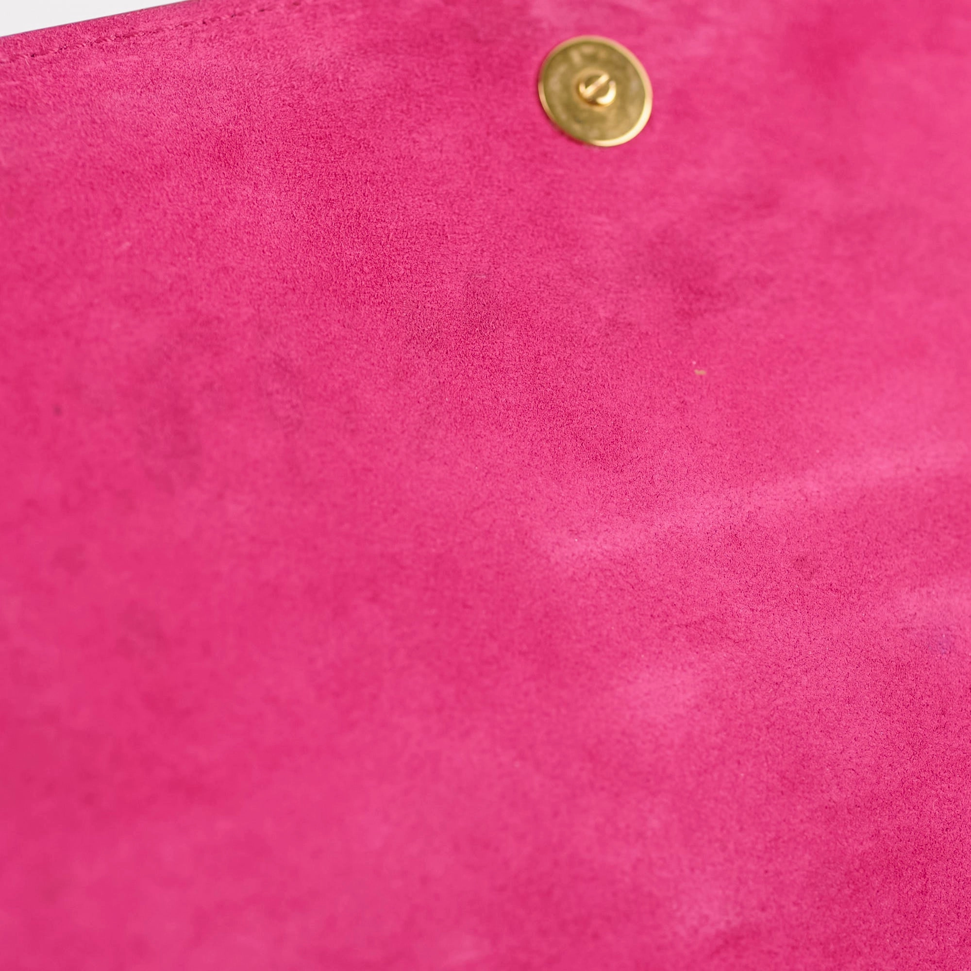 Saint Laurent Y Pink Large Clutch