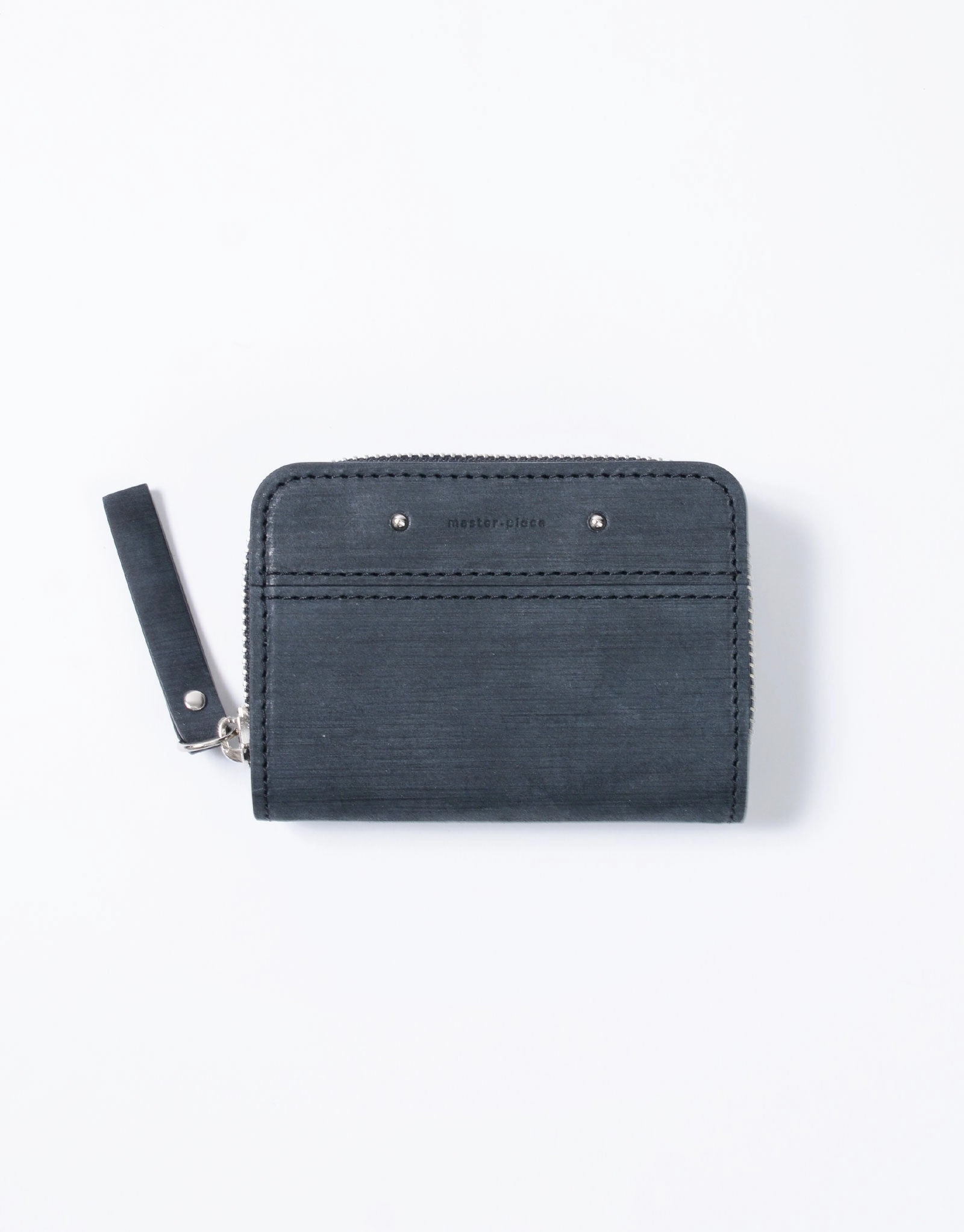 Sand Round Zipper Card Case No.04283