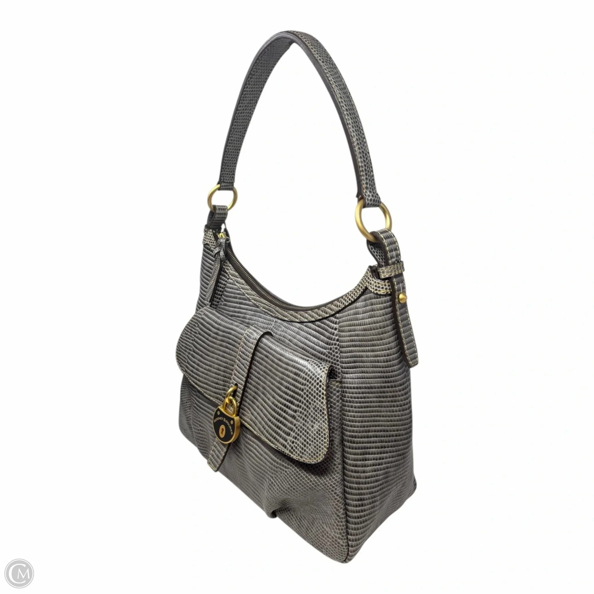 Santorini Hobo Handbag Designer By Dooney And Bourke, Size: Medium