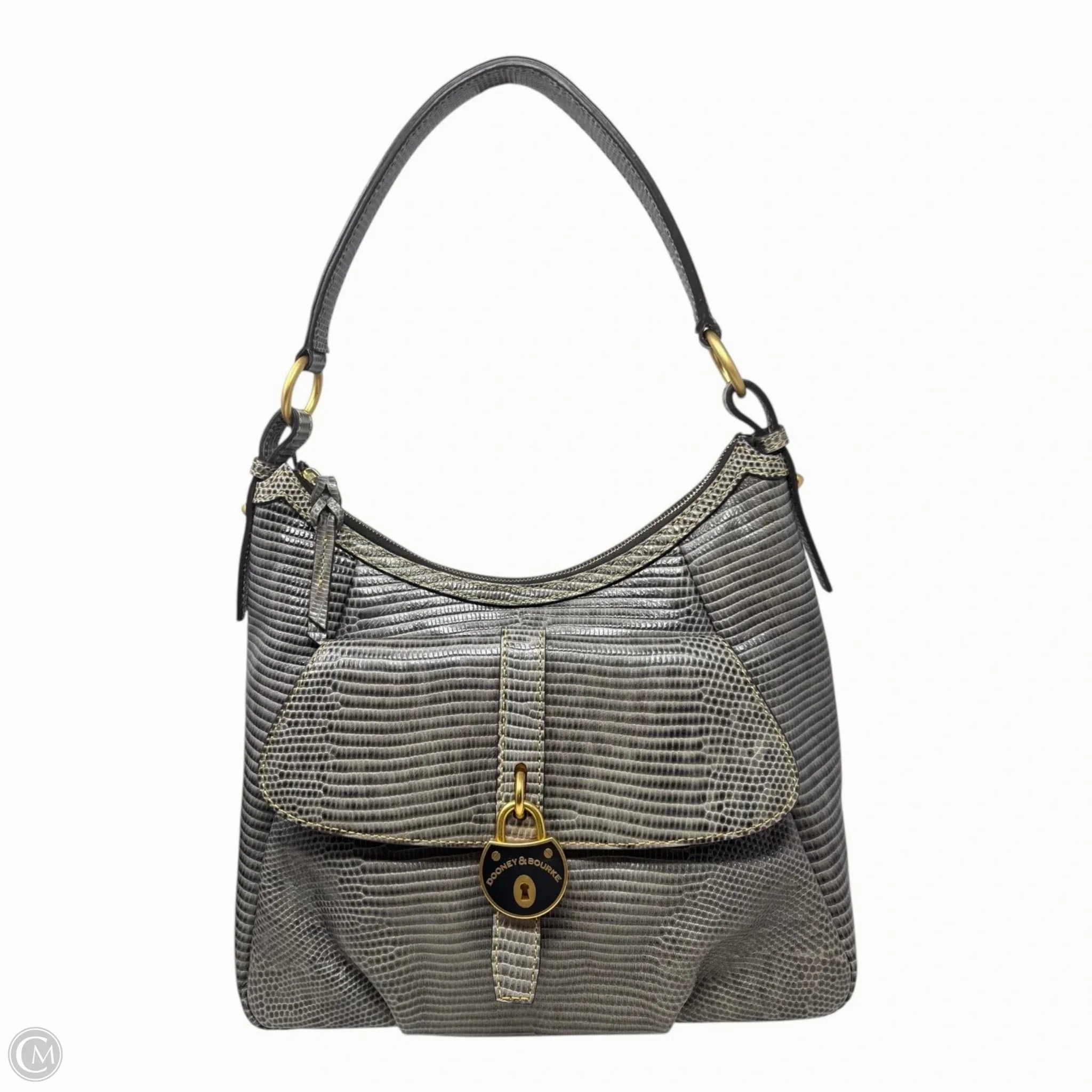 Santorini Hobo Handbag Designer By Dooney And Bourke, Size: Medium