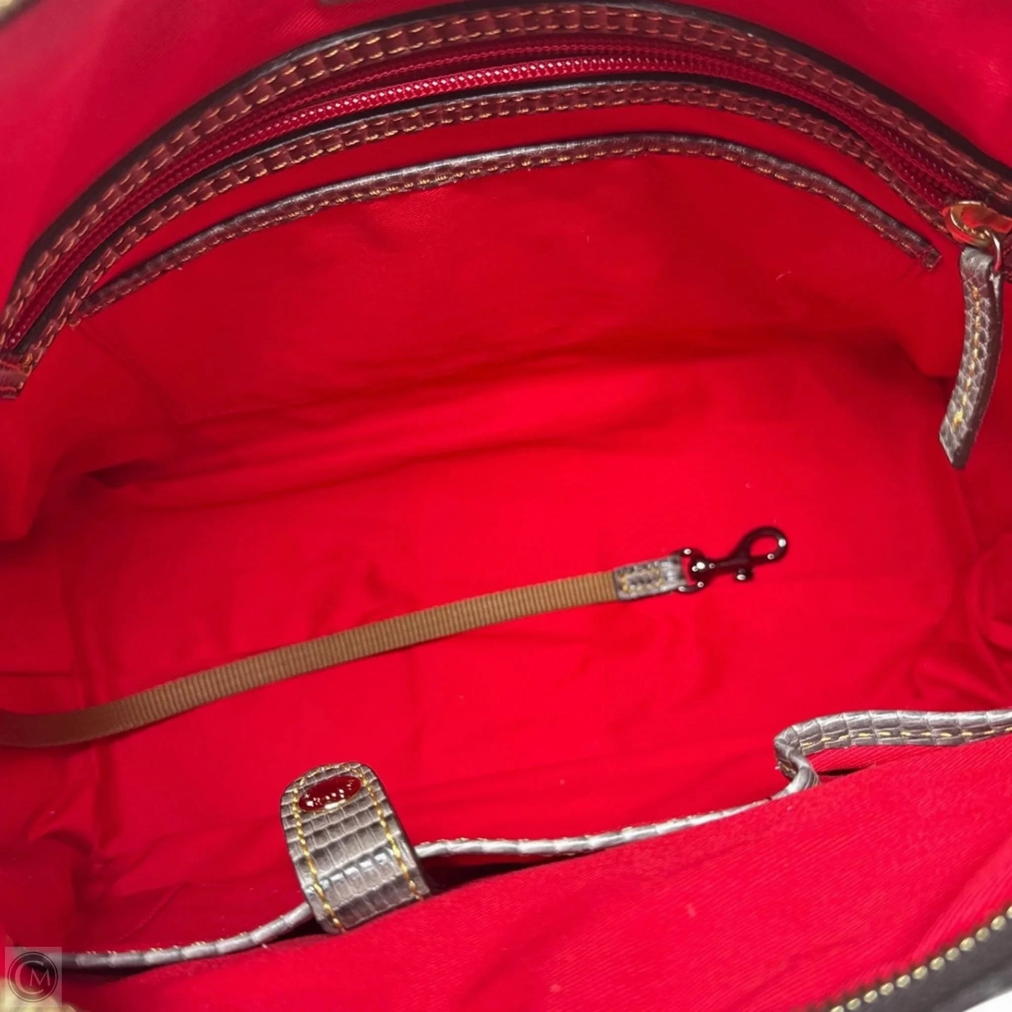 Santorini Hobo Handbag Designer By Dooney And Bourke, Size: Medium