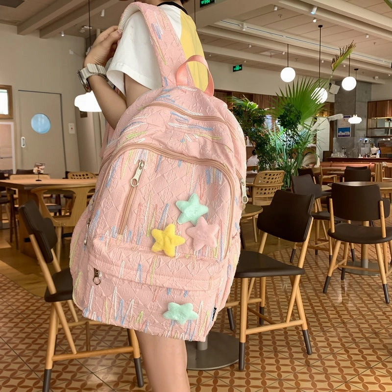 Schoolbag casual versatile fashion backpack