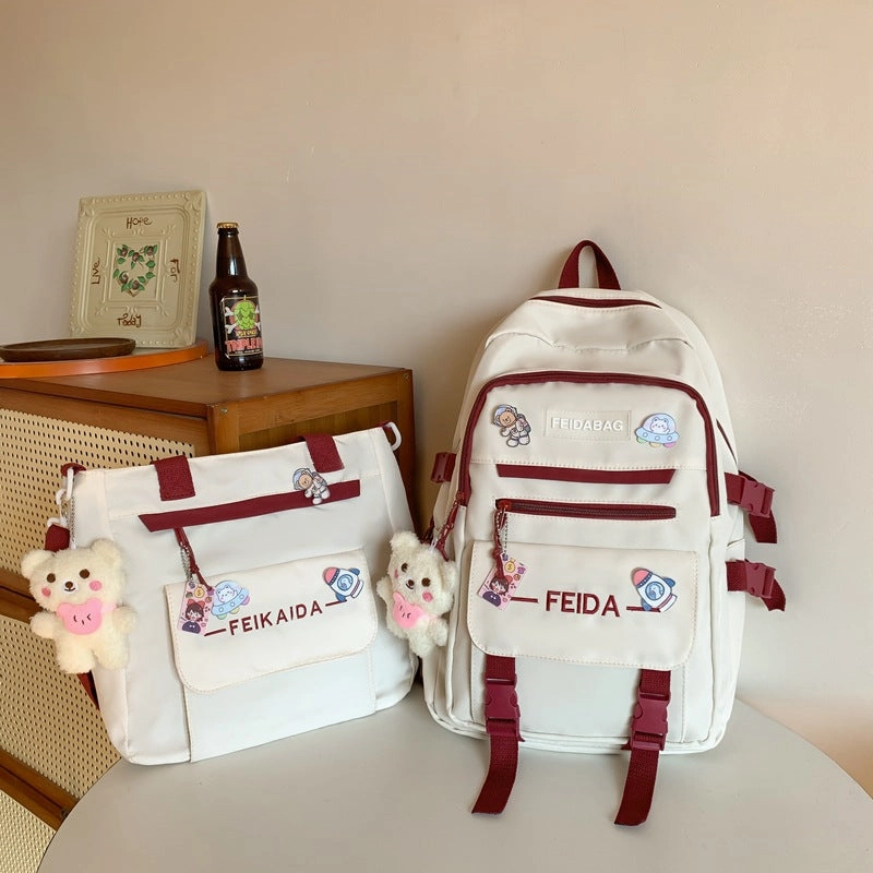 Schoolbag, cute backpack for girls ins style