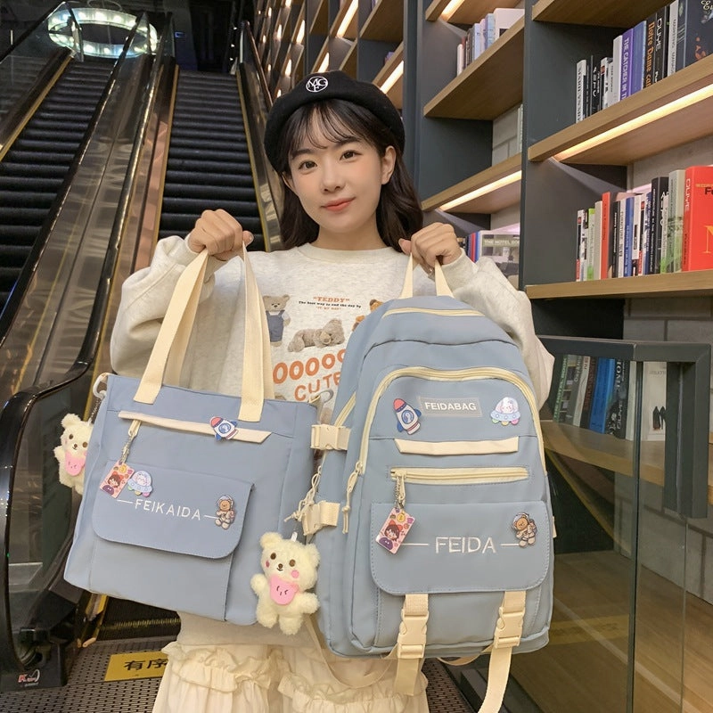Schoolbag, cute backpack for girls ins style