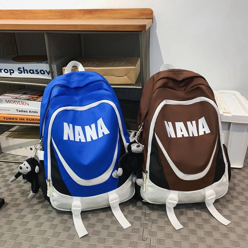 Schoolbag, large capacity computer backpack