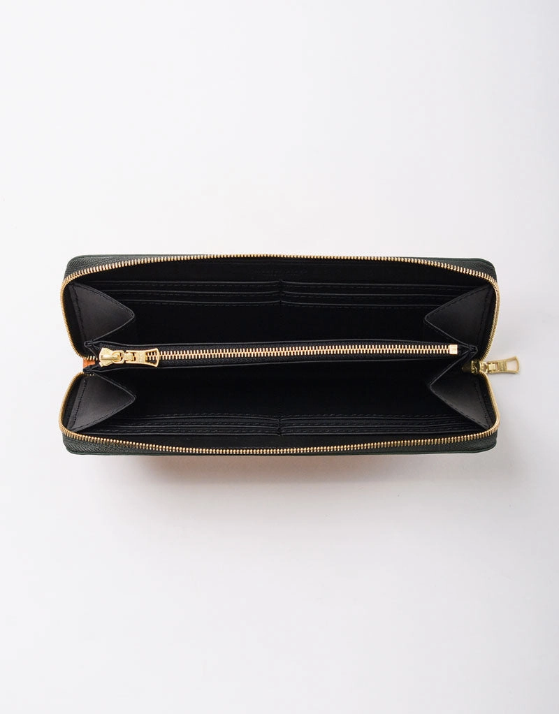scratch Round Zip Wallet No.04060