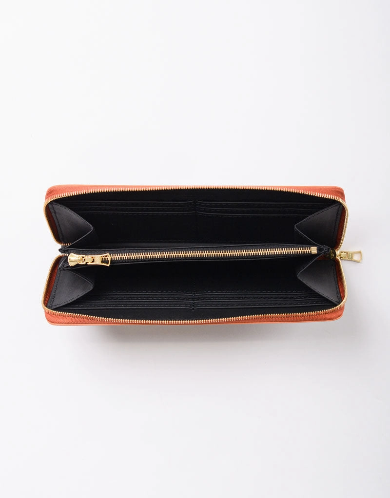 scratch Round Zip Wallet No.04060