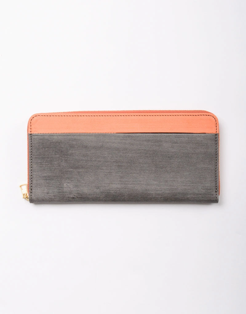 scratch Round Zip Wallet No.04060