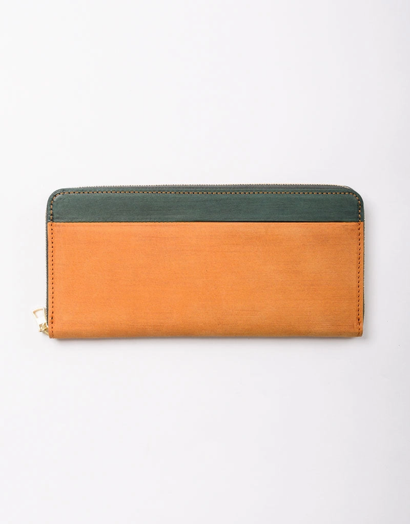 scratch Round Zip Wallet No.04060