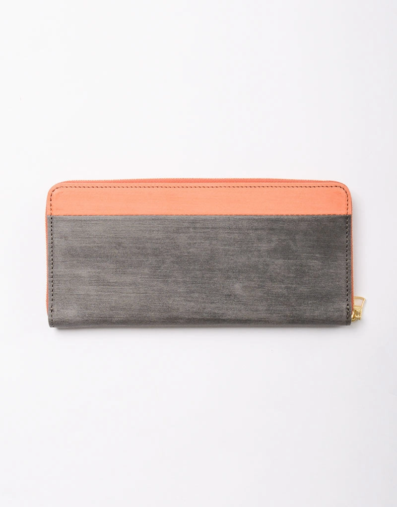 scratch Round Zip Wallet No.04060