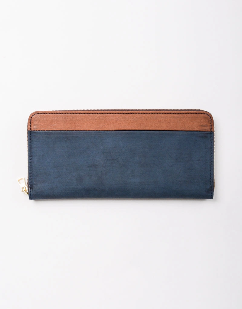 scratch Round Zip Wallet No.04060