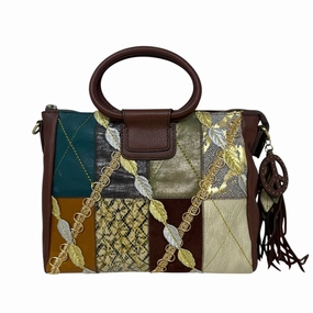 Sheila Mixed Media Satchel By Hobo Intl, Size: Medium