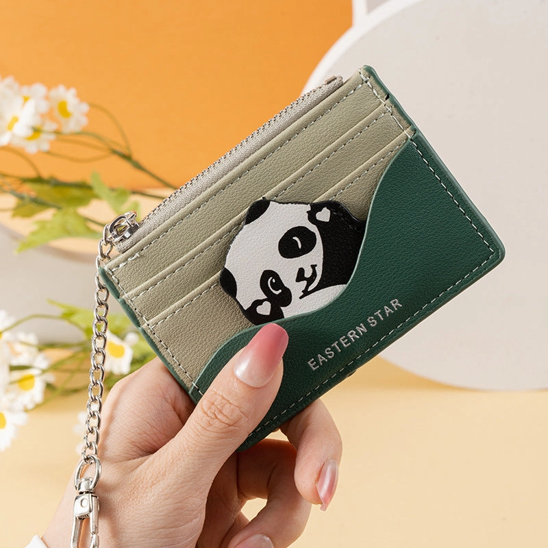 Short multi-card change purse