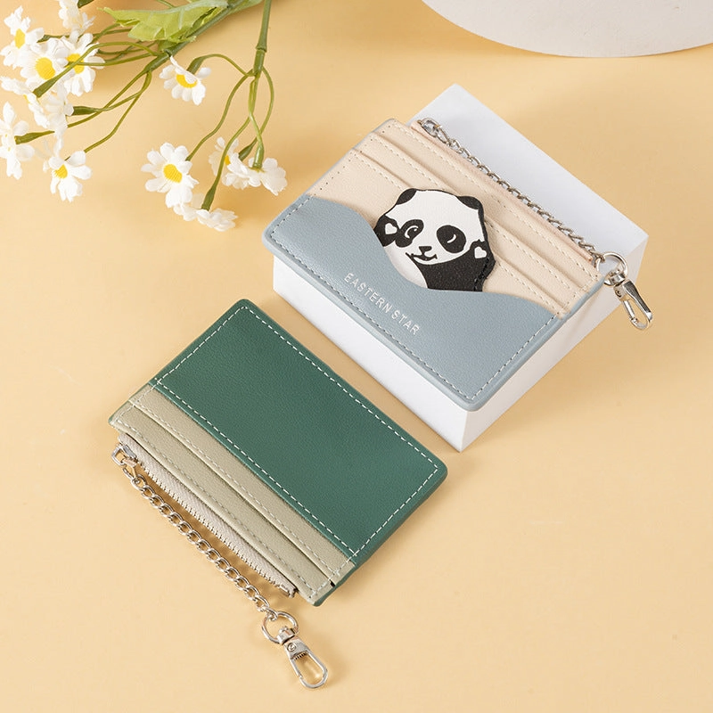 Short multi-card change purse
