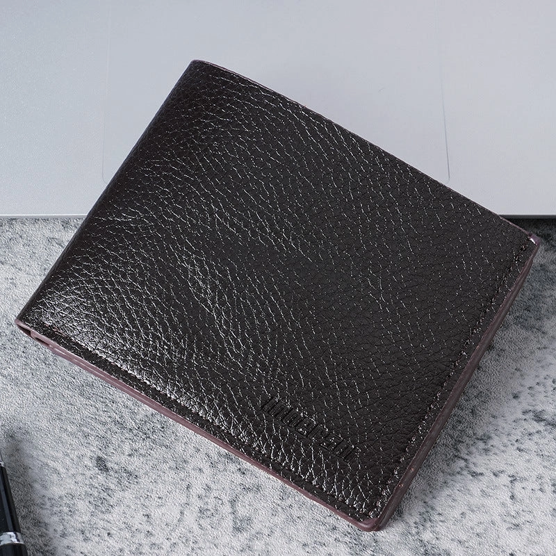 Simple pu leather wallet