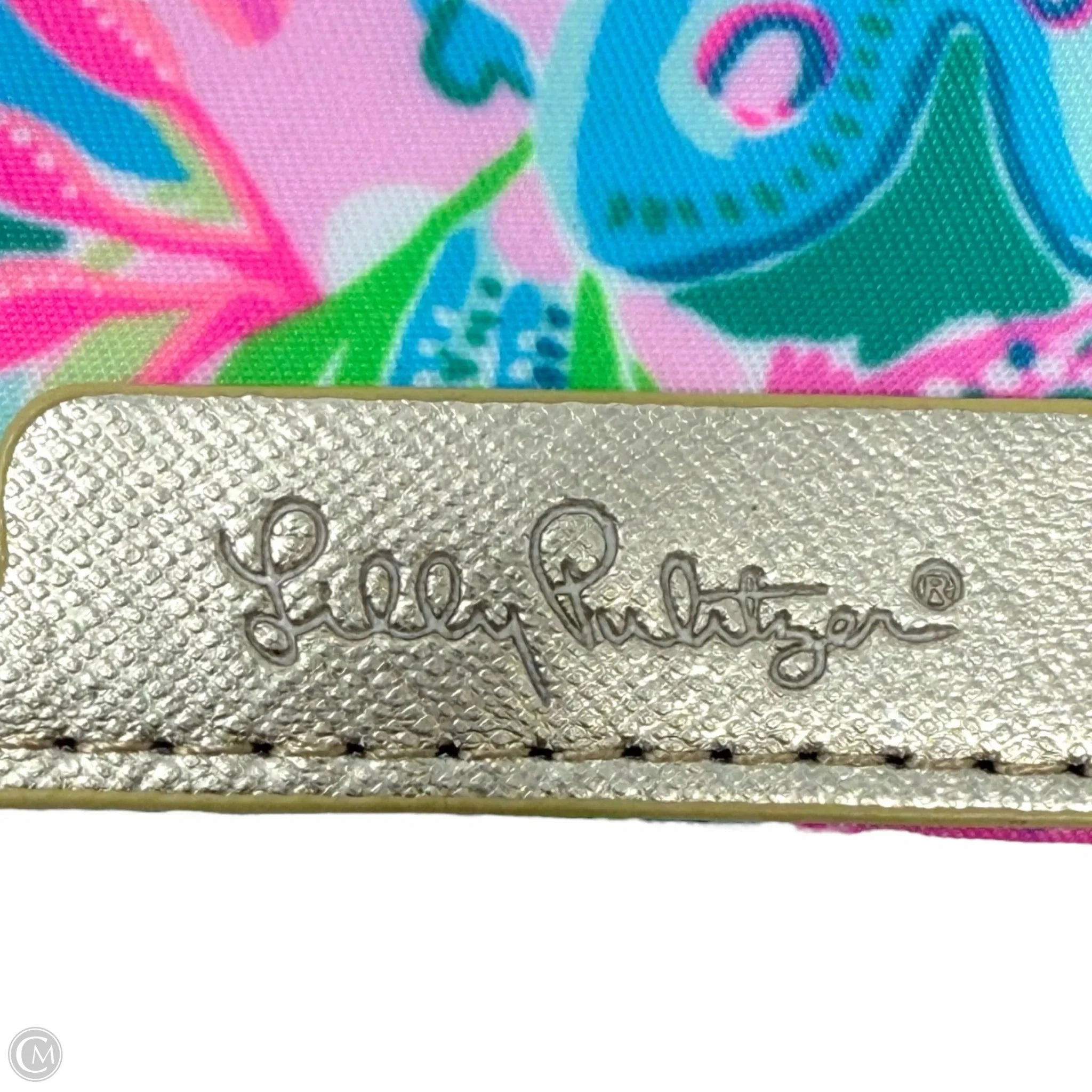 Snap Card Case Wallet Designer By Lilly Pulitzer In Golden Hour, Size: Small