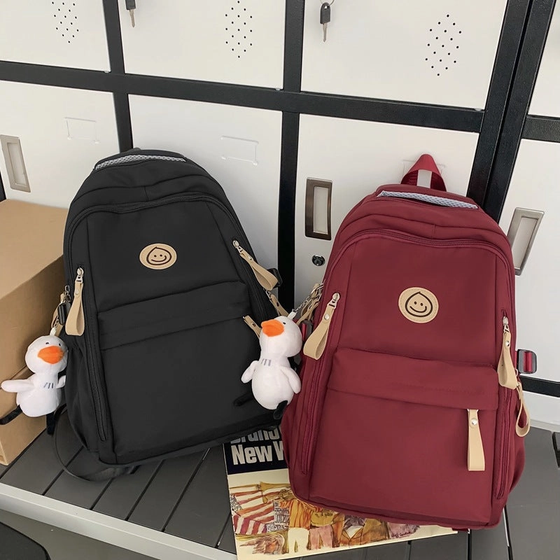 Student school bag casual multi-pocket backpack
