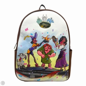 The Hunchback of Notre Dame Festival Of Fools Mini Backpack By Disney X Loungefly, Size: Medium