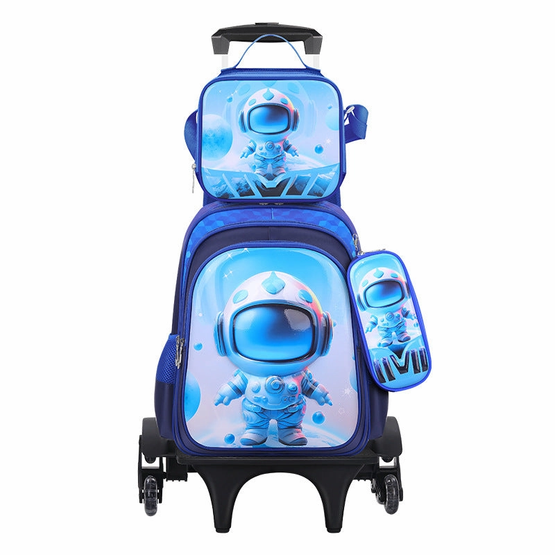 Tie rod schoolbag lunch bag pencil case 3D leather