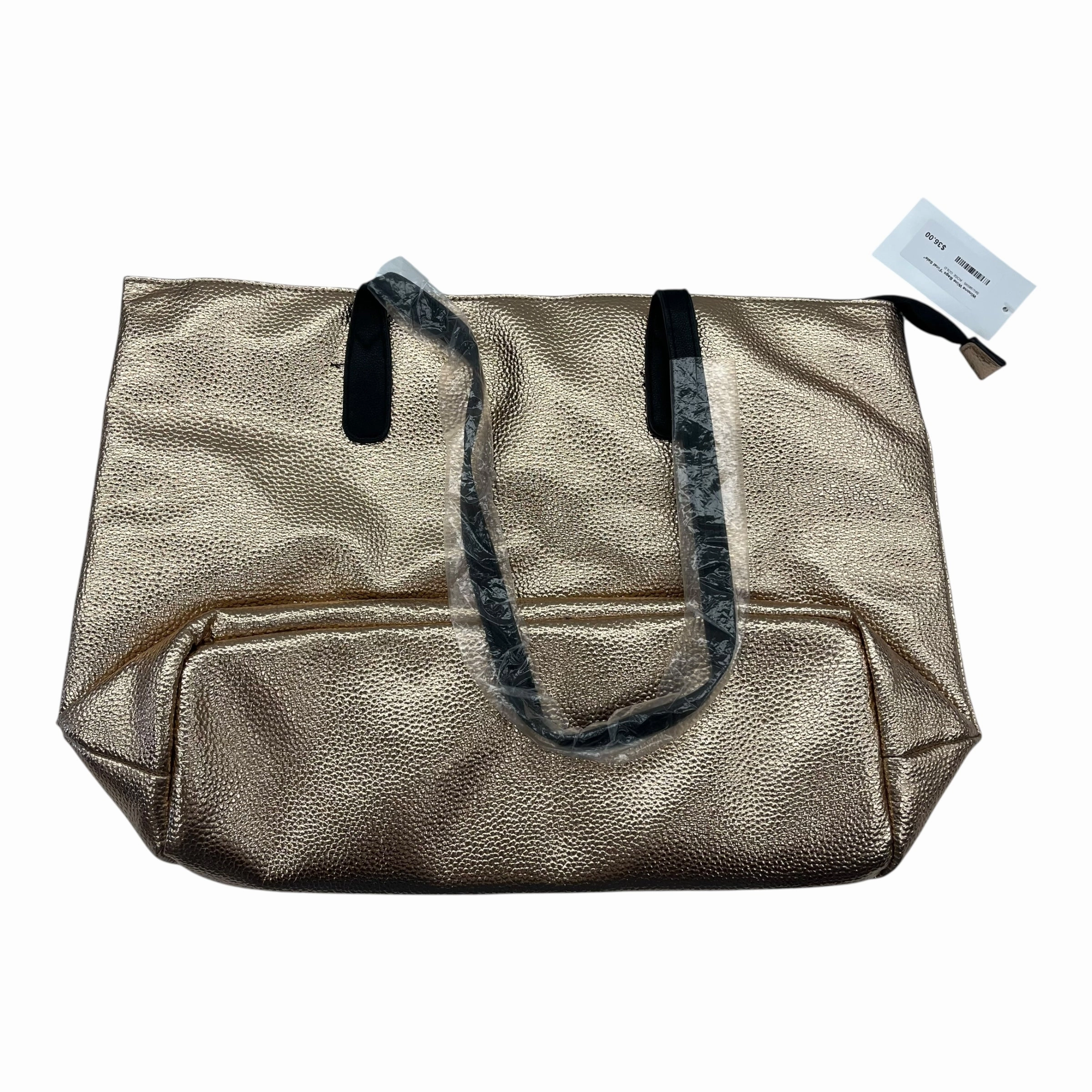 Tote By Eye Candy In Gold, Size:Large