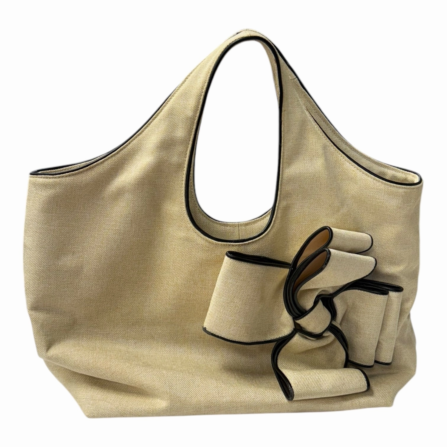 Tote Designer By Kate Spade In Beige, Size:Large