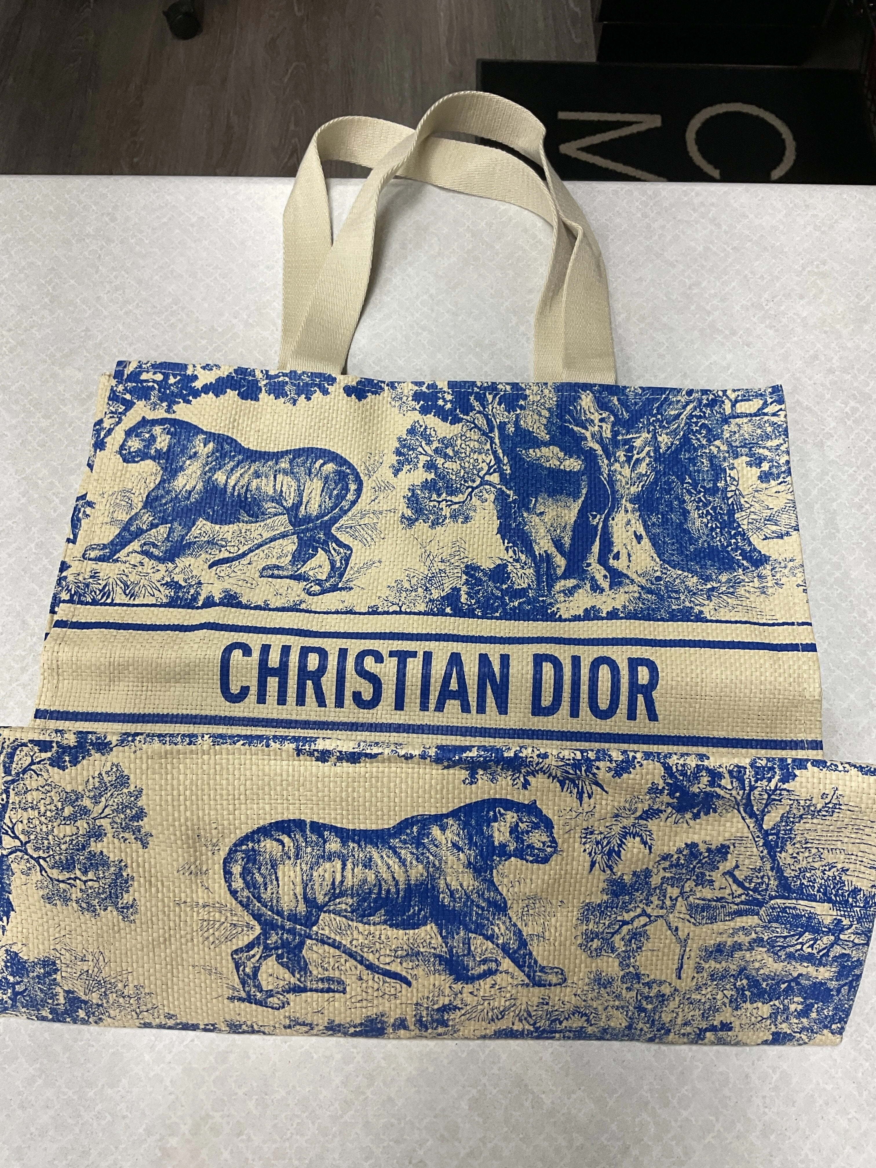 Tote Luxury Designer By Dior  Size: Large