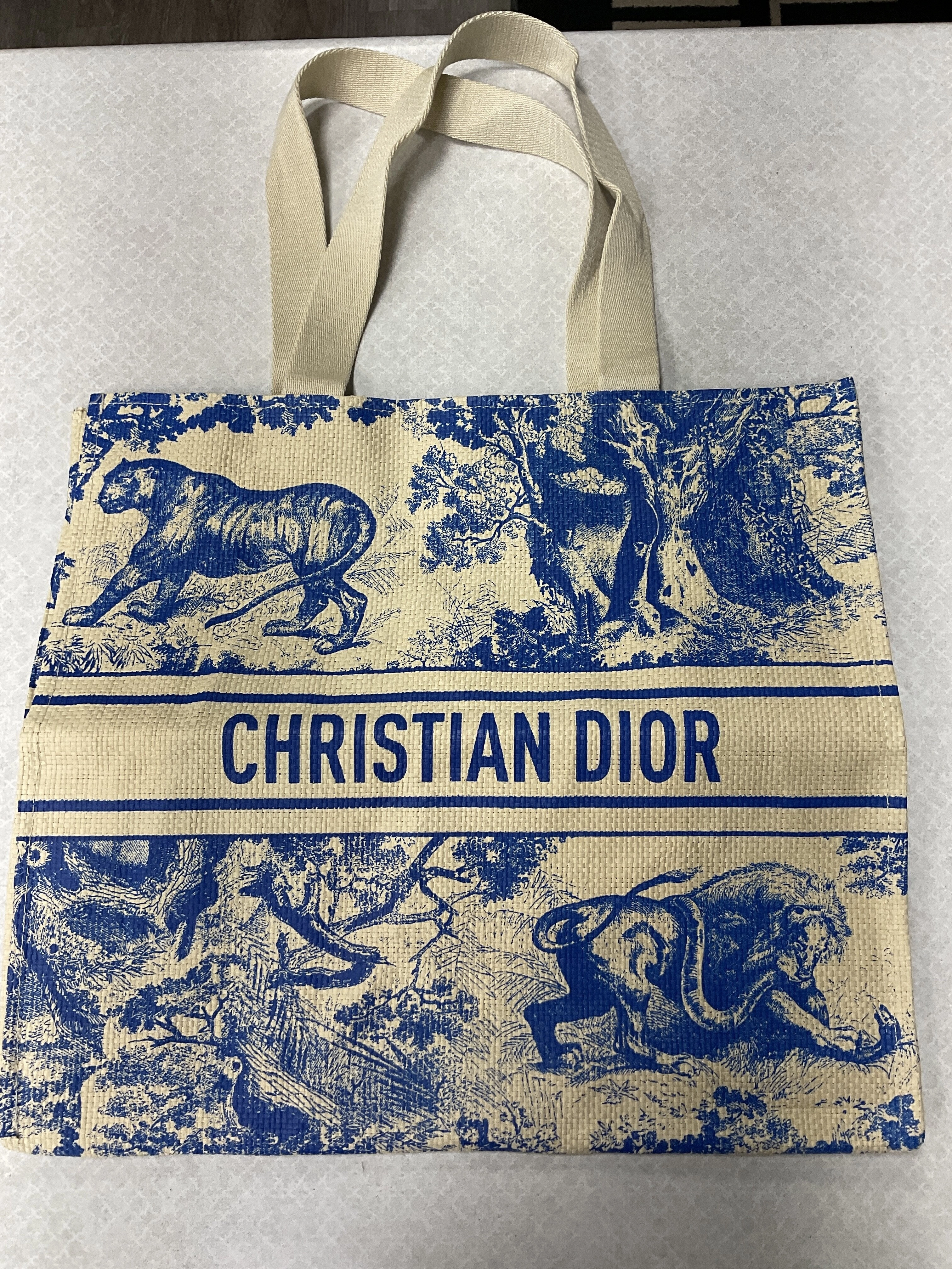 Tote Luxury Designer By Dior  Size: Large