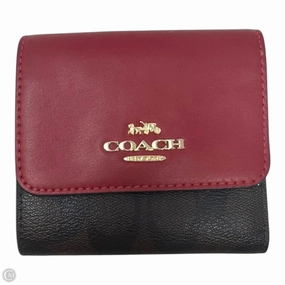 Trifold Wallet Designer By Coach, Size: Small