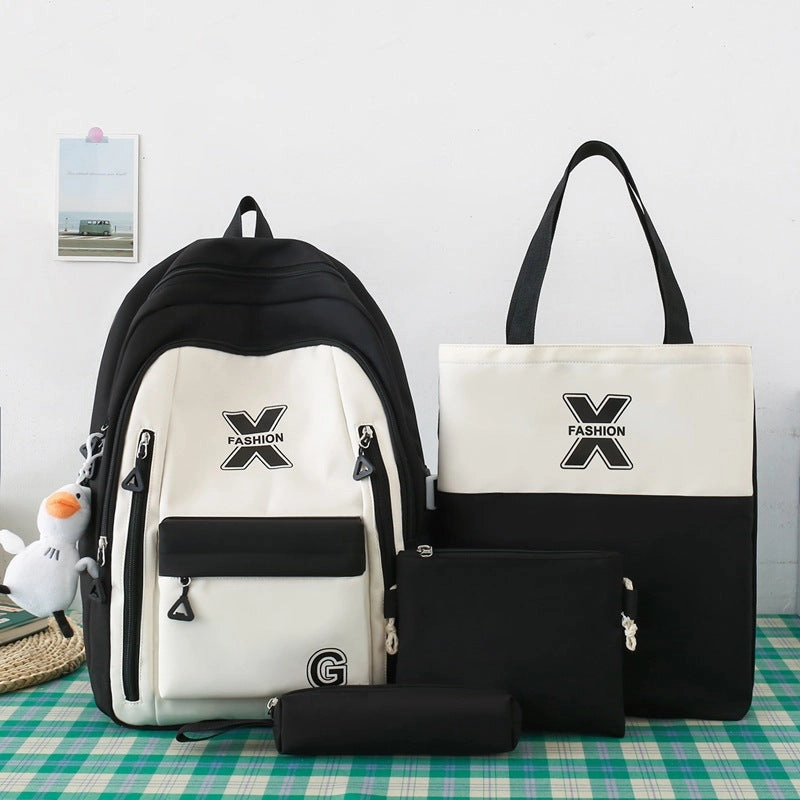 Versatile large capacity student backpack
