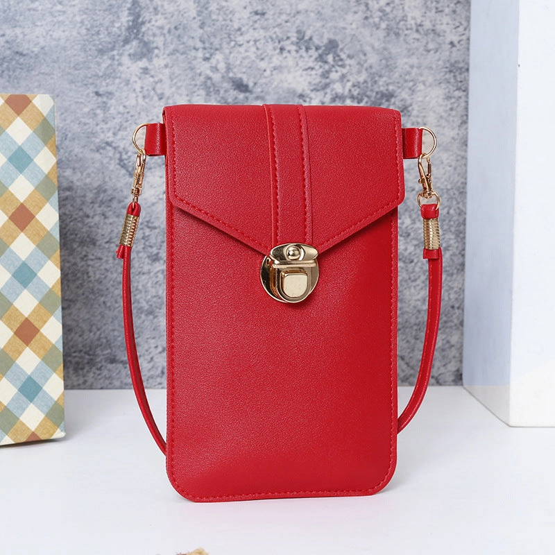 Vintage buckle small wallet