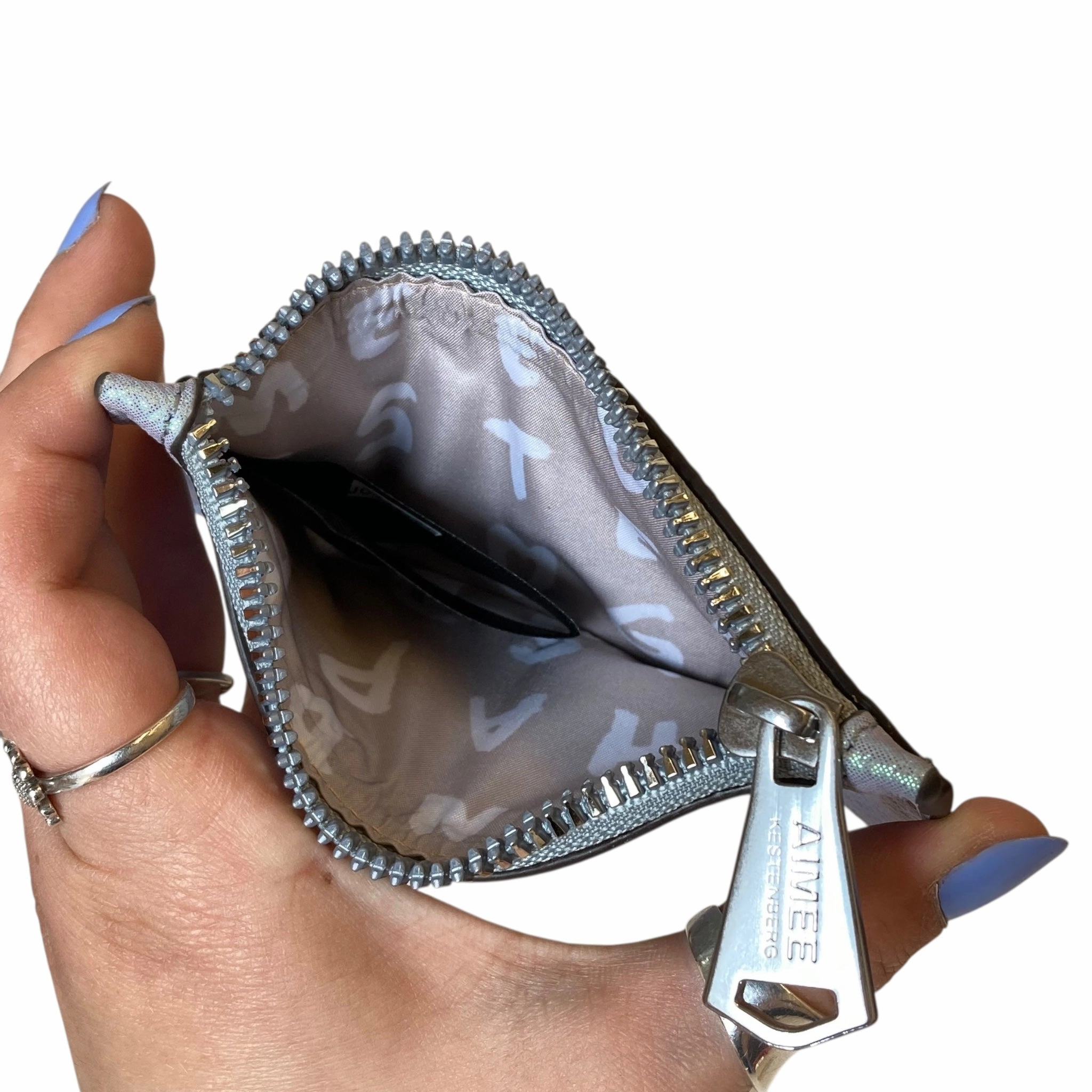 Wallet By Aimee Kestenberg In Silver, Size:Small