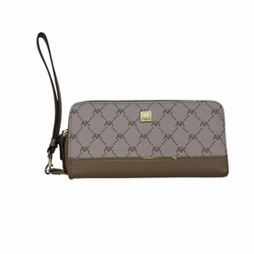 Wallet By Anne Klein In Tan, Size:Large