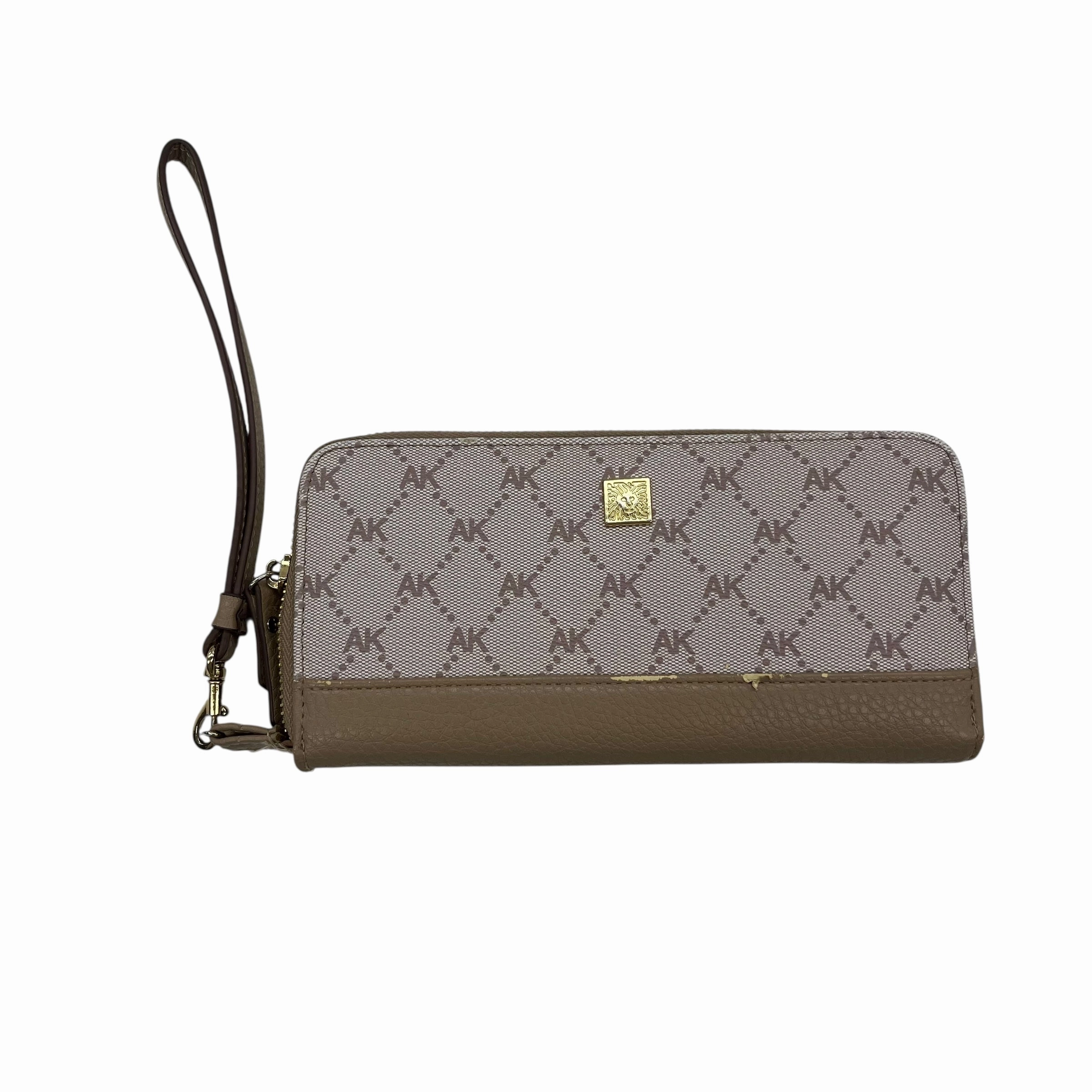 Wallet By Anne Klein In Tan, Size:Large