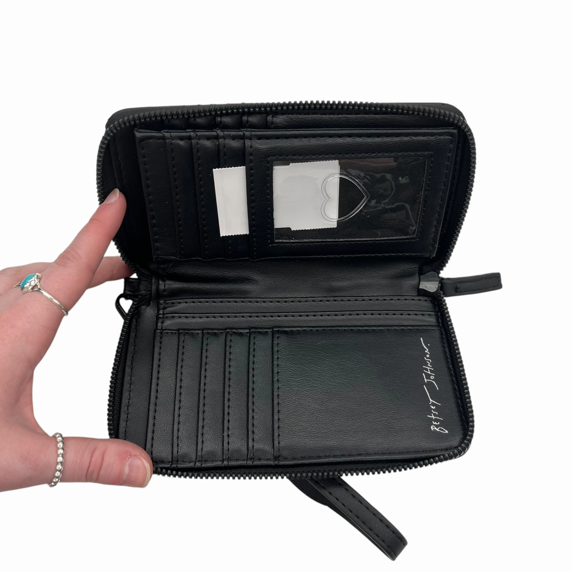 Wallet By Betsey Johnson In Black, Size:Medium