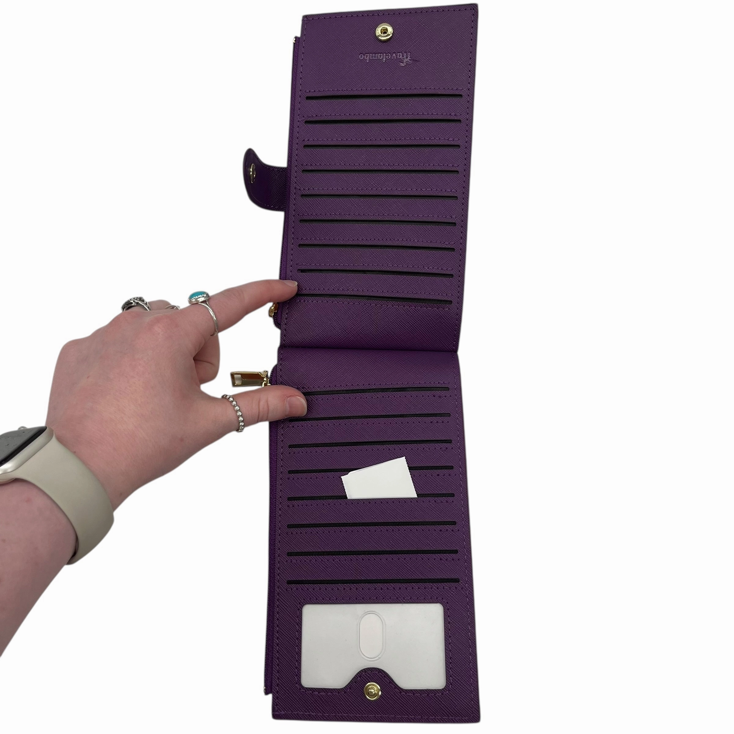 Wallet By Clothes Mentor In Purple, Size:Small