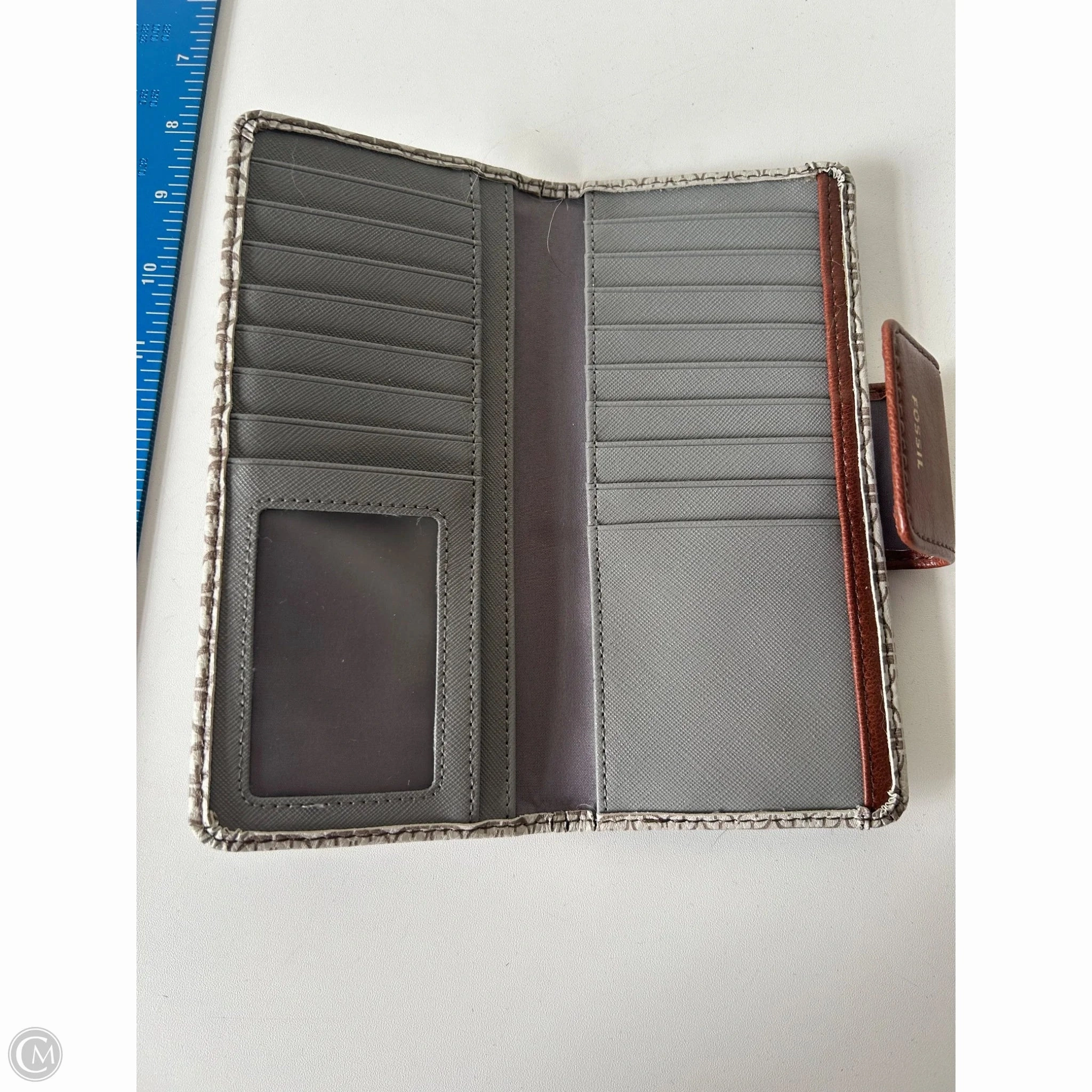 Wallet By Fossil, Size: Large