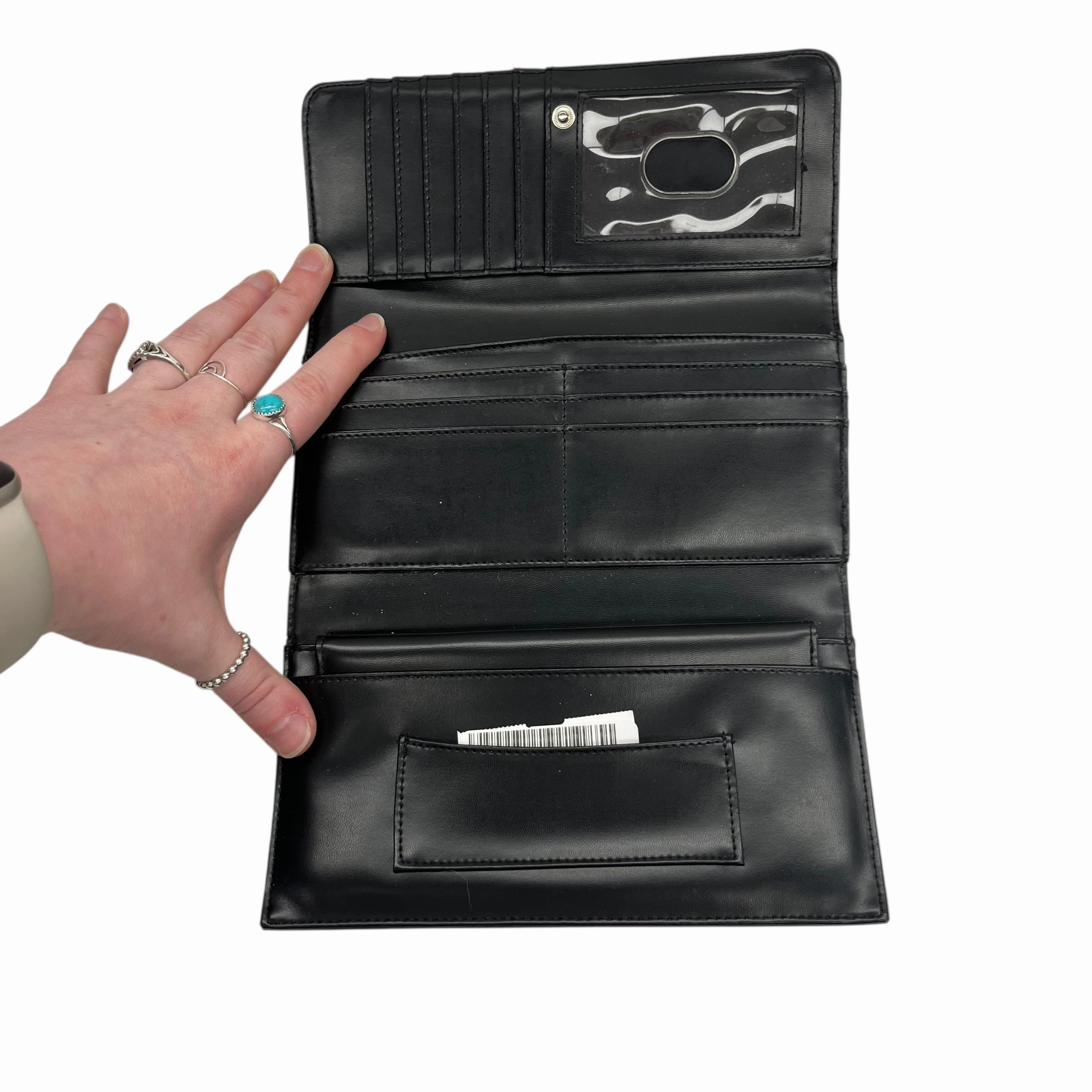 Wallet By Guess In Black, Size:Large