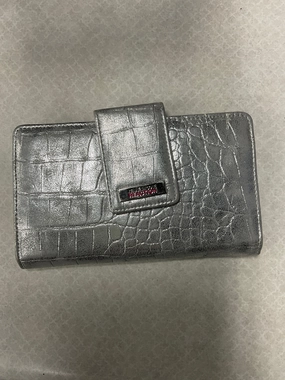 Wallet By Kenneth Cole Reaction In Silver, Size:Medium