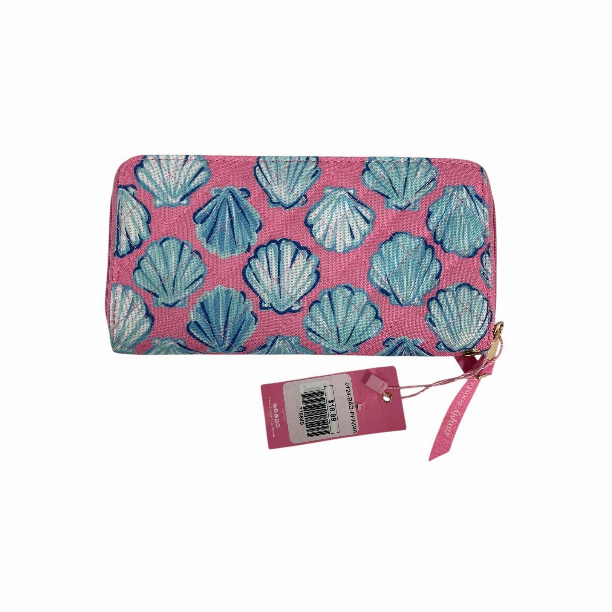 Wallet By Simply Southern In Blue & Pink, Size:Large