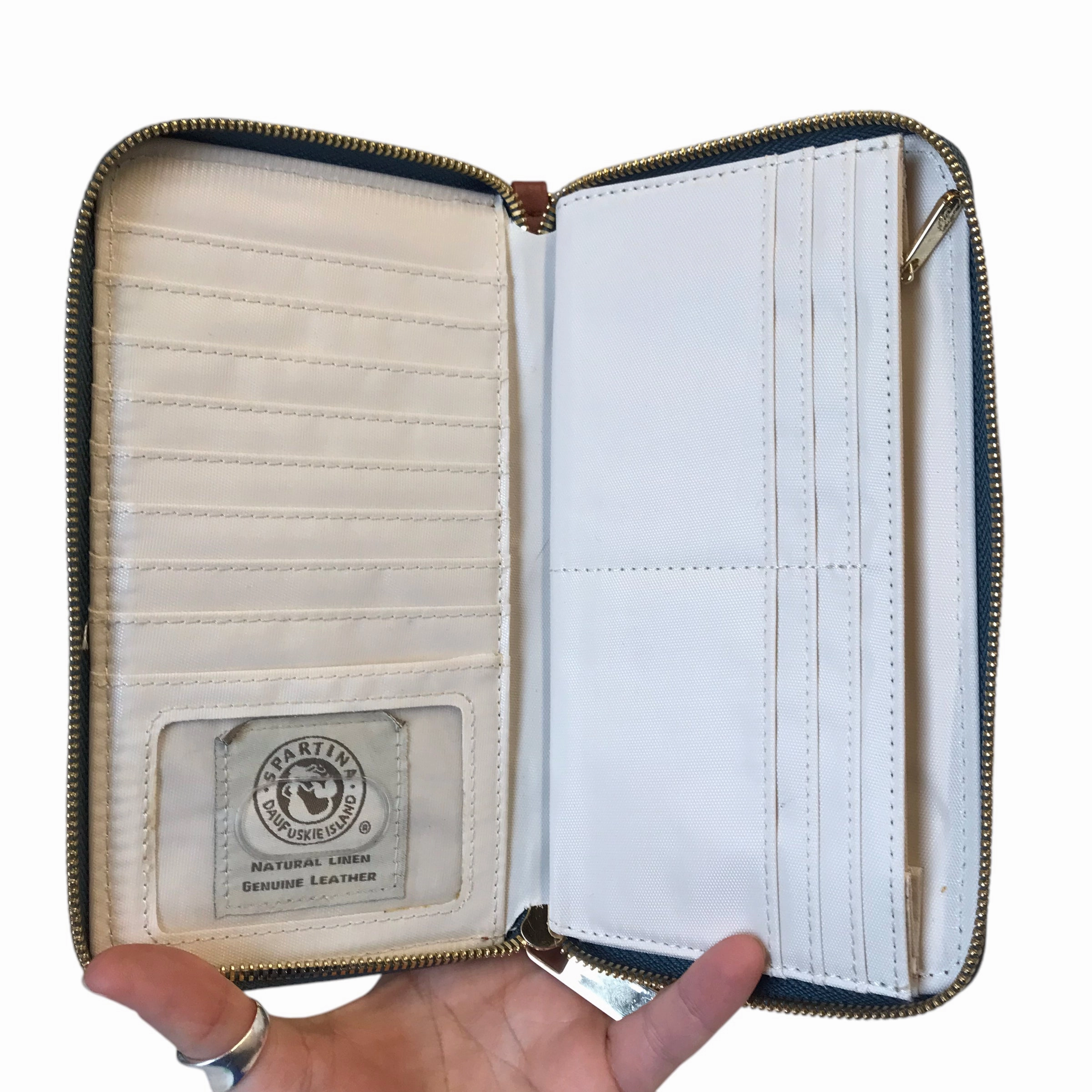 Wallet By Spartina In Striped Pattern, Size:Medium