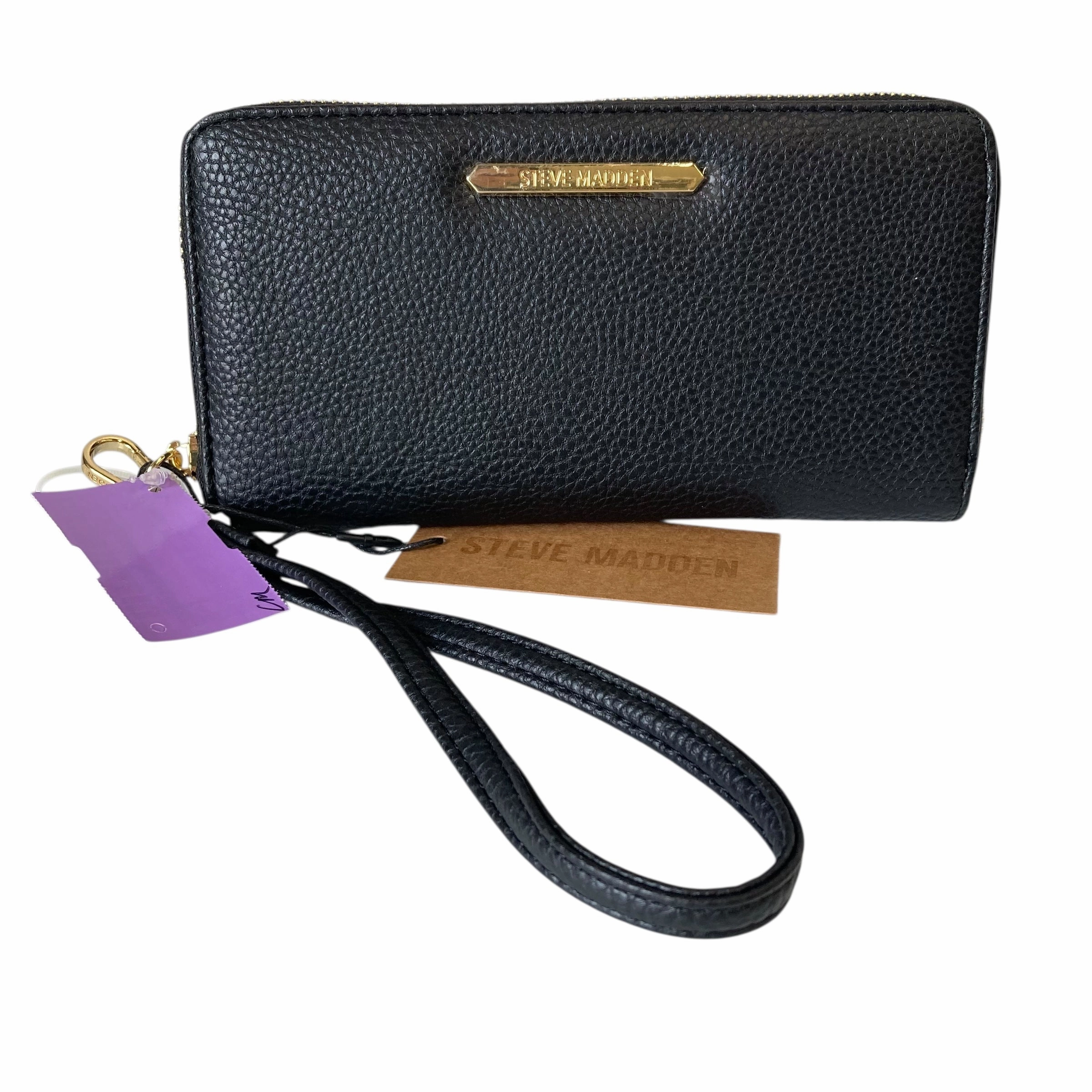 Wallet By Steve Madden In Black, Size:Large