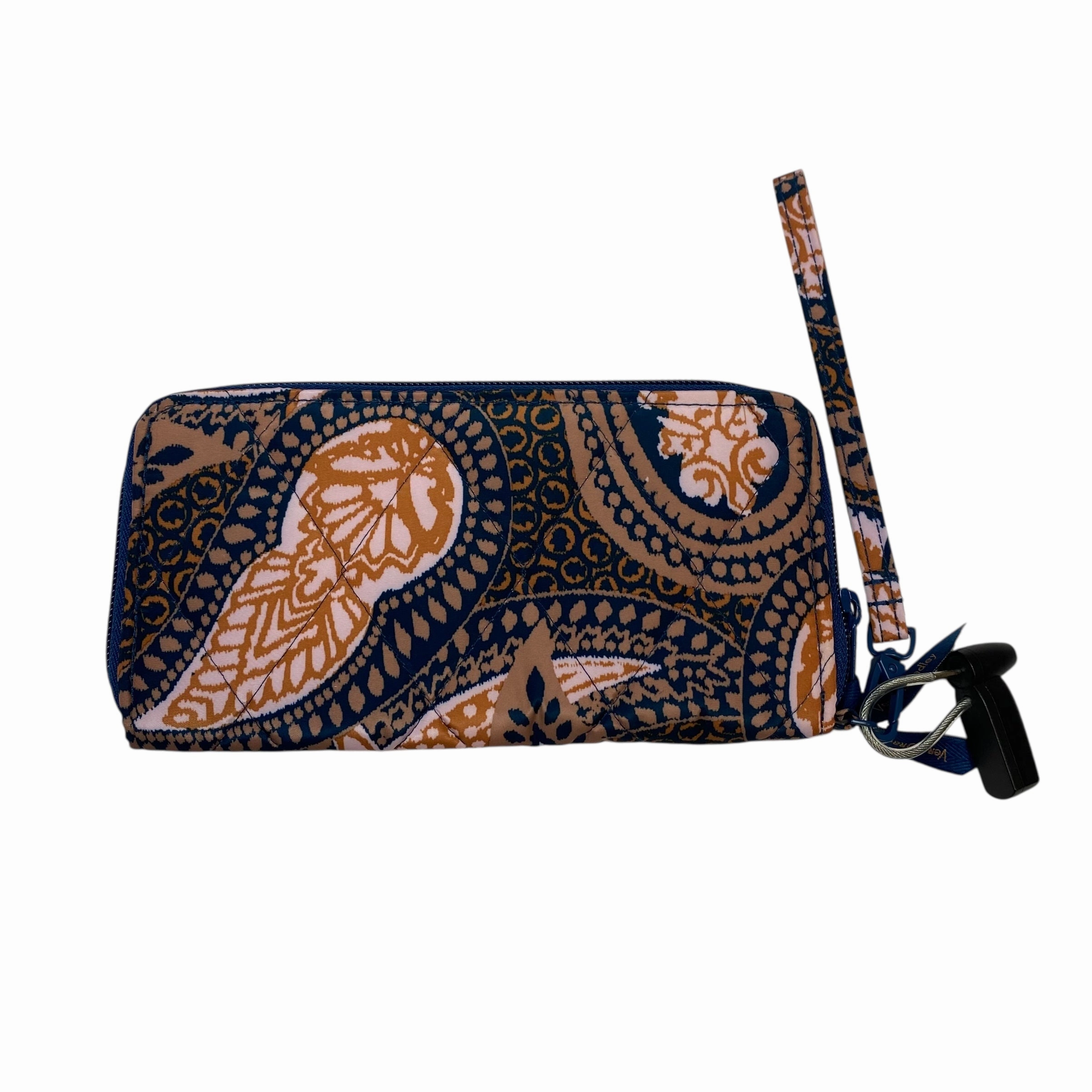Wallet By Vera Bradley In Blue & Pink, Size:Medium