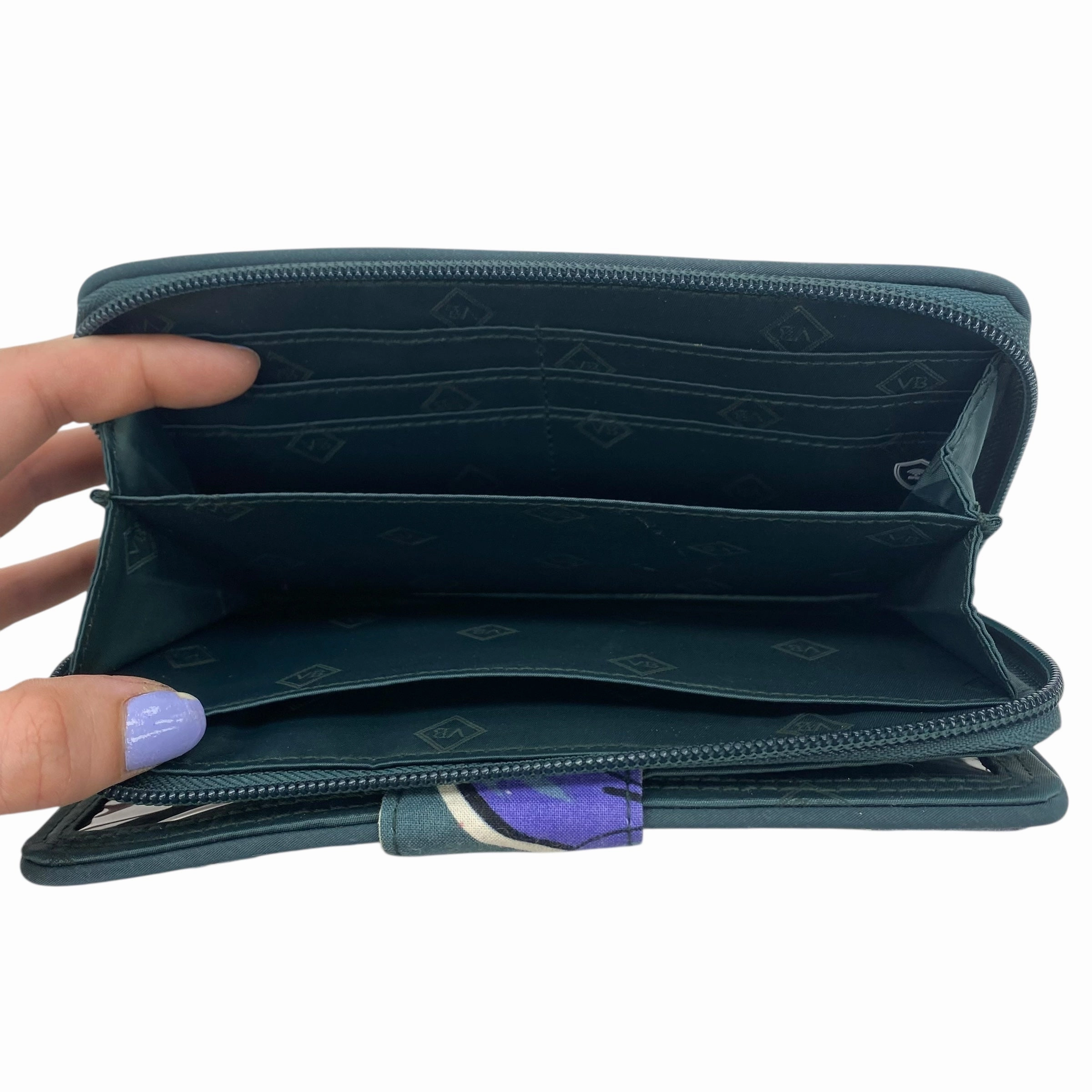 Wallet By Vera Bradley In Green, Size:Large
